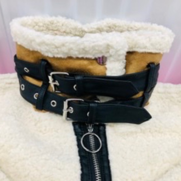 Teddy Bear Faux Fur Jacket, S, NWT - Picture 2 of 9